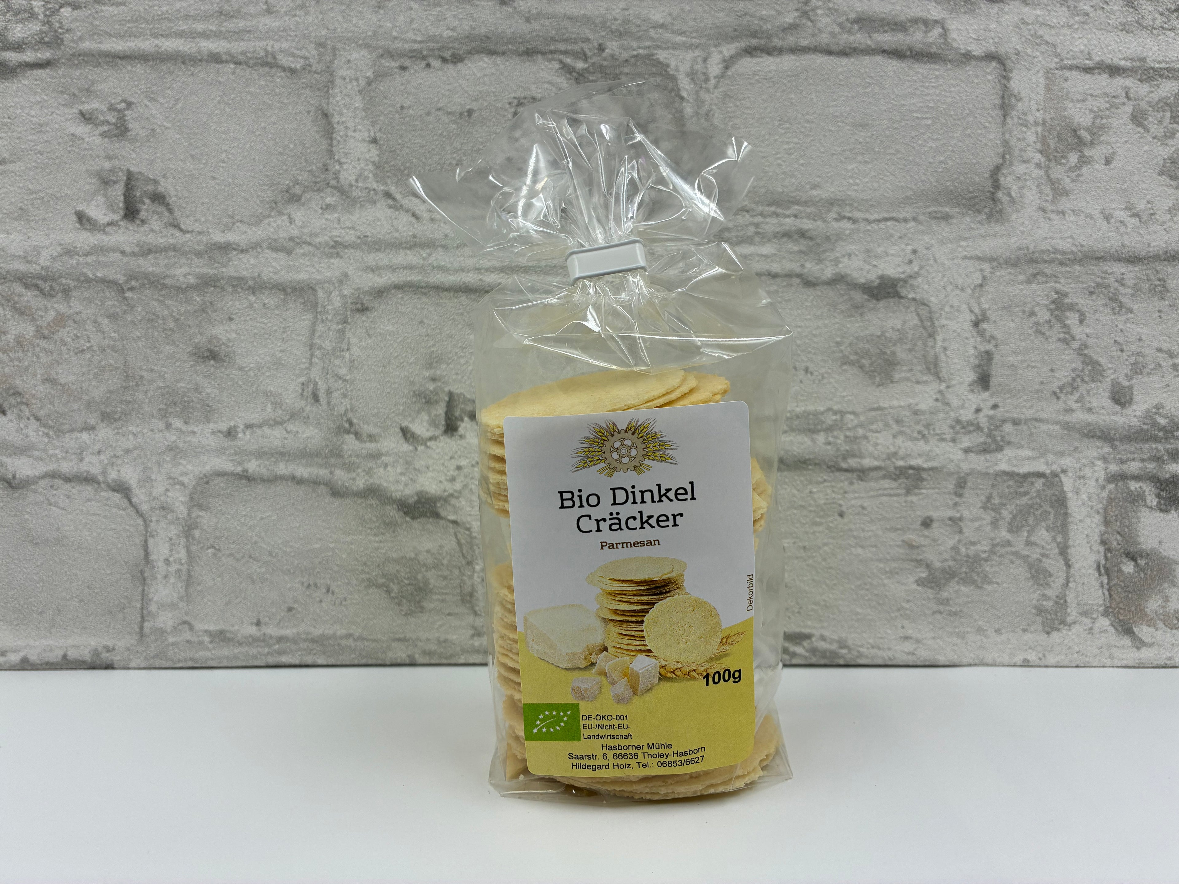 Bio Dinkel Cräcker Parmesan